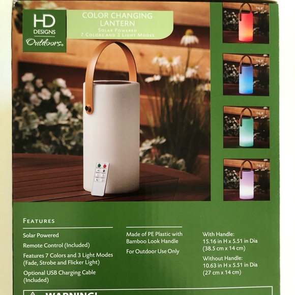 New HD Designs Color Changing Lantern - Picture 4 of 7